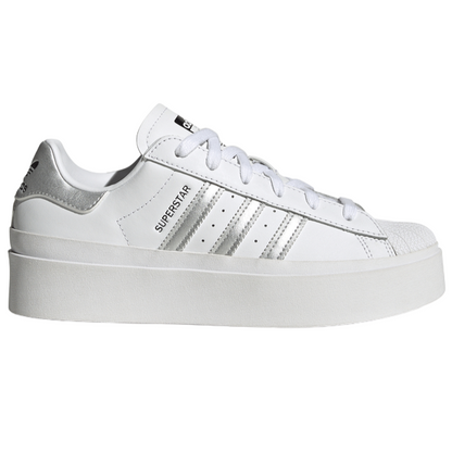 Adidas Originals Scarpa sneakers da donna Superstar Bonega IF7582 bianco-argento-nero