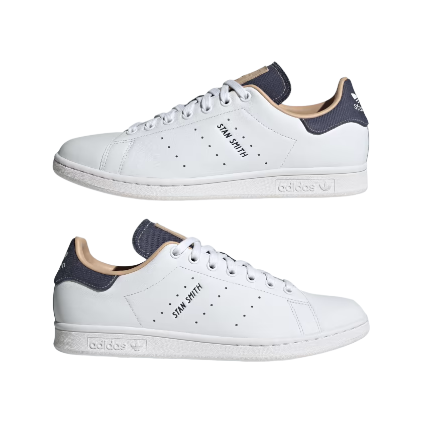 Adidas Originals scarpa sneakers da uomo Stan Smith ID2029 bianco-blu