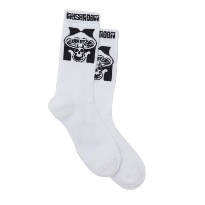 Mushroom Calza logo 43011-05 bianco taglia unica