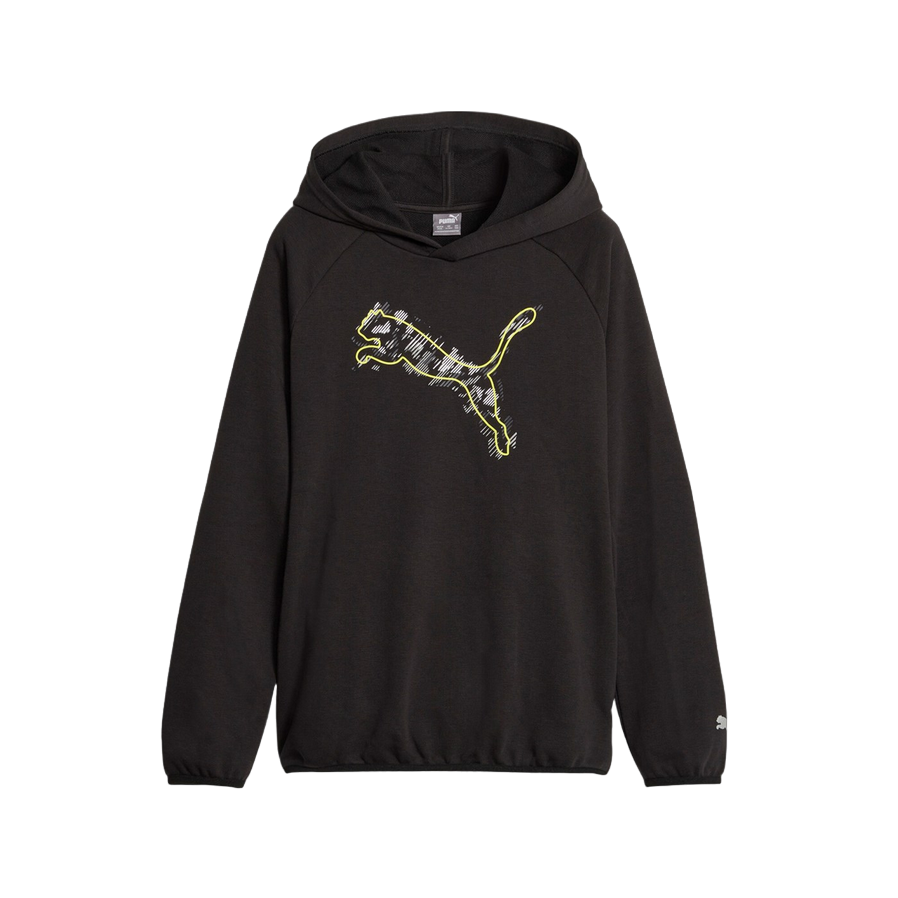 Puma felpa con cappuccio da ragazzo Activ Sport 676289-01 nero