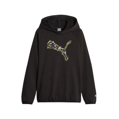 Puma felpa con cappuccio da ragazzo Activ Sport 676289-01 nero