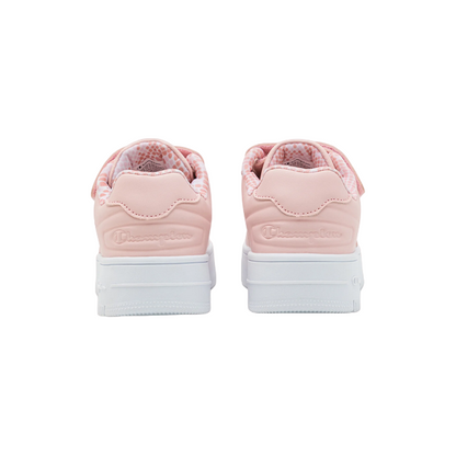 Champion scarpa sneakers con zeppa da bambina Rebound Platform Animalier S32753 PS019 rosa