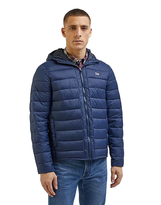 Lee Piumino Uomo Cappuccio Blu - 112342992 Puffer