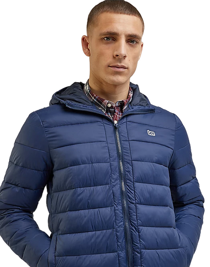 Lee Piumino Uomo Cappuccio Blu - 112342992 Puffer