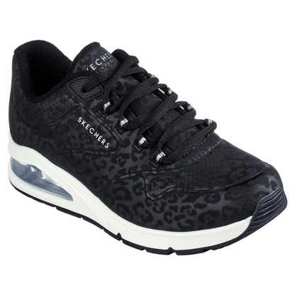 Skechers Uno 2 In Kat Neato 155642-BLK Lifestyle Sneakers Donna Nera
