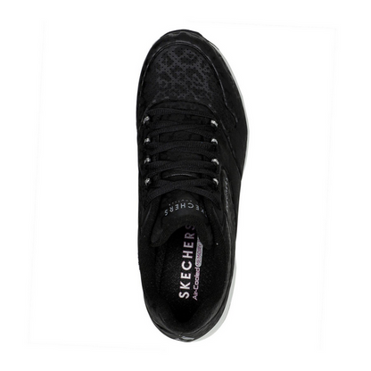 Skechers Uno 2 In Kat Neato 155642-BLK Lifestyle Sneakers Donna Nera
