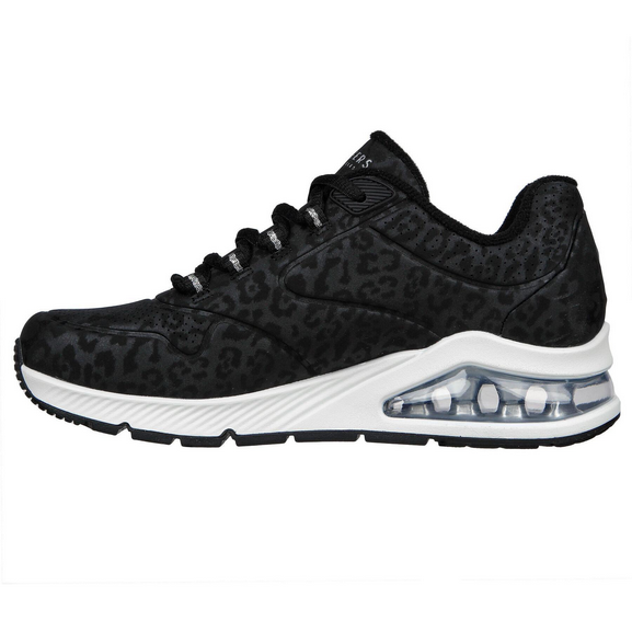 Skechers Uno 2 In Kat Neato 155642-BLK Lifestyle Sneakers Donna Nera