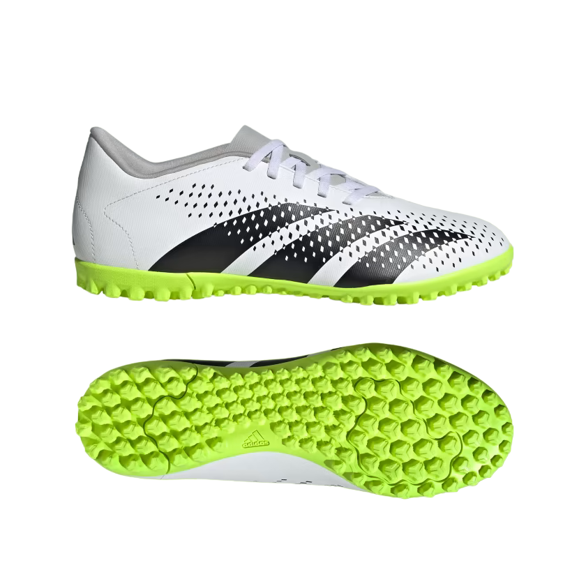 Adidas scarpa da calcetto per erba sintetica da uomo Predator Accuracy.4 TF GY9995 bianco-nero