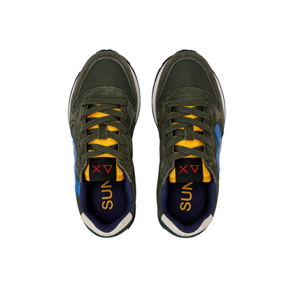 Sun68 scarpa sneakers da ragazzo Jaki Solid Z43313T 23 verde militare scuro