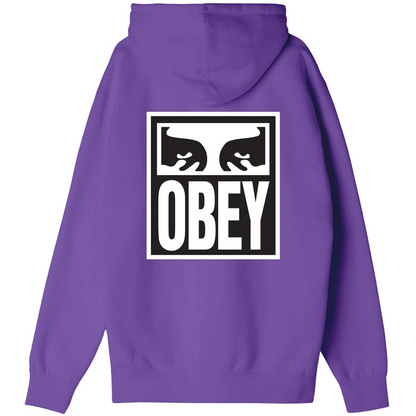 Obey felpa con cappuccio unisex Eyes Icon Premium 112843126 A607800 fiore della passione