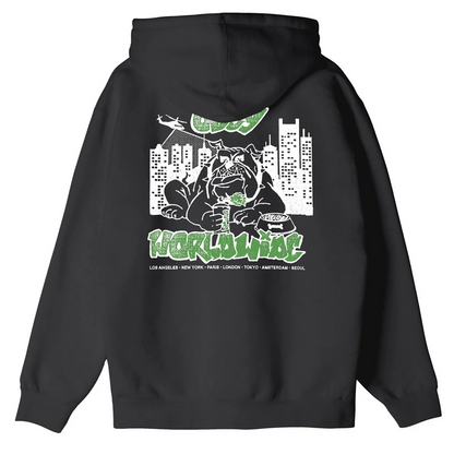 Obey Men's City Guard Full Zip Hoodie 112853546 Black