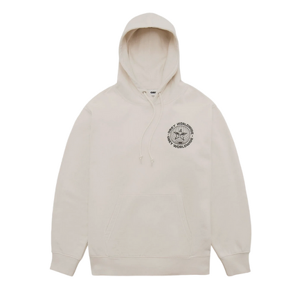Obey Felpa con cappuccio da uomo Worldwide Globe 112843543E A608600 naturale