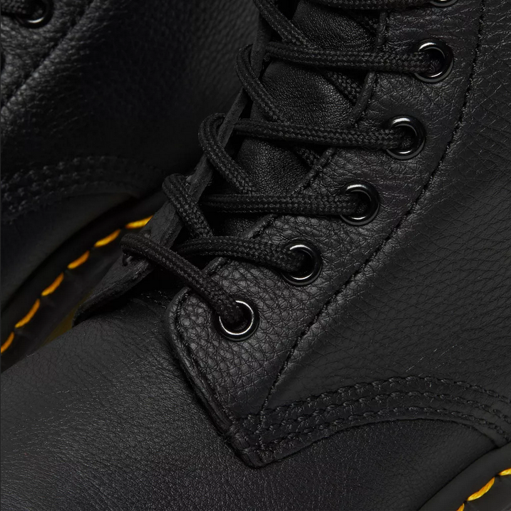 Dr. Martens 1460 Pascal Virginia Anfibio Nero - Pelle Morbida Comfort