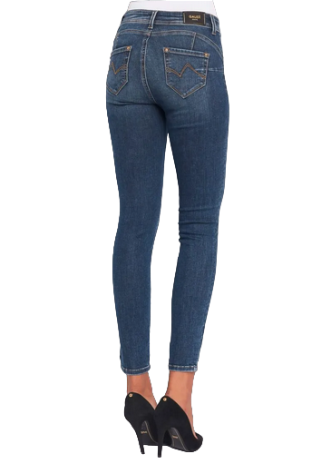 Gaudì pantalone jeans da donna Jeggings push up 321BD26026 blu medio