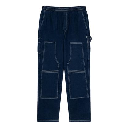 Dolly Noire Pantalone Carpenter in Denim blu pa903-qf-01 indaco