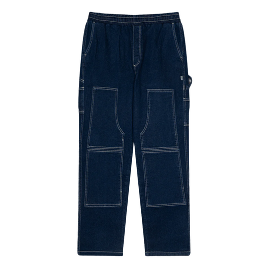Dolly Noire Pantalone Carpenter in Denim blu pa903-qf-01 indaco