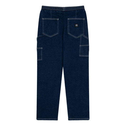 Dolly Noire Pantalone Carpenter in Denim blu pa903-qf-01 indaco