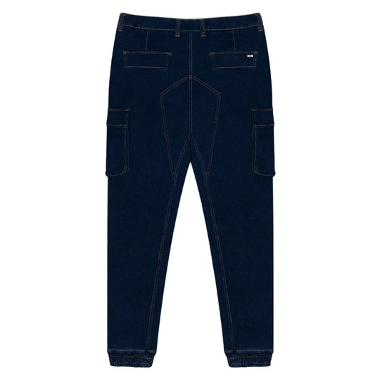Dolly Noire Pantalone Denim Cargo Long pa903-pd-01 blu