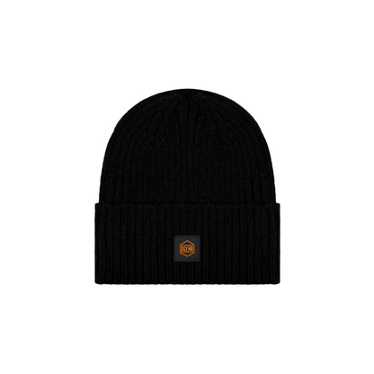 Dolly Noire cappellino a cuffia Logo Label Beanie BE333-HF-01 nero-arancio