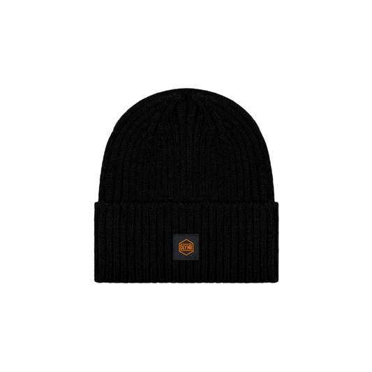 Dolly Noire cappellino a cuffia Logo Label Beanie BE333-HF-01 nero-arancio