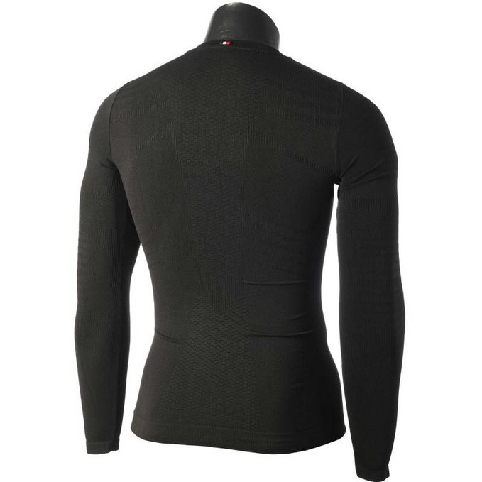 Mico Men's Long Sleeve Thermal Shirt Extra Dry Skintech IN01431 007 Black