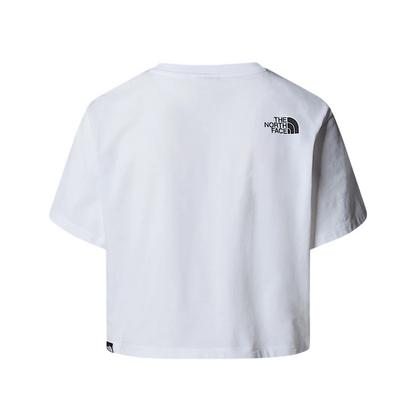 The North Face maglietta manica corta da donna Simple Dome Slim NF0A87U4FN4 bianco