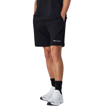 Champion pantaloncino sportivo da uomo in cotone jersey 220306 KK001 nero