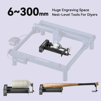 Longer Laser Rotary Roller Upgrade kit