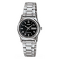 Casio LTP‑V006D‑1B – Analog Stainless Steel Wristwatch, Day/Date, Water Resistant