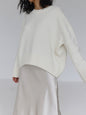 Women's Solid-Color Oversized Sweater