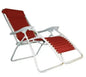 Zero gravity reclining lounge chair, bordeaux