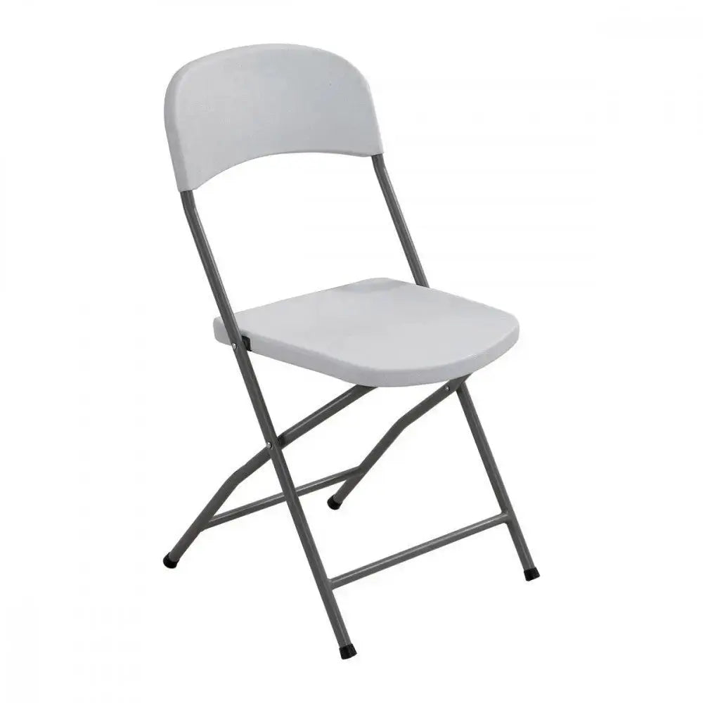 Klappstuhl Catering 1: Metall und ABS Weiß, cm 86x40x39