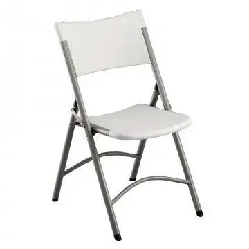 Klappstuhl Catering 1: Metall und ABS Weiß, cm 86x40x39