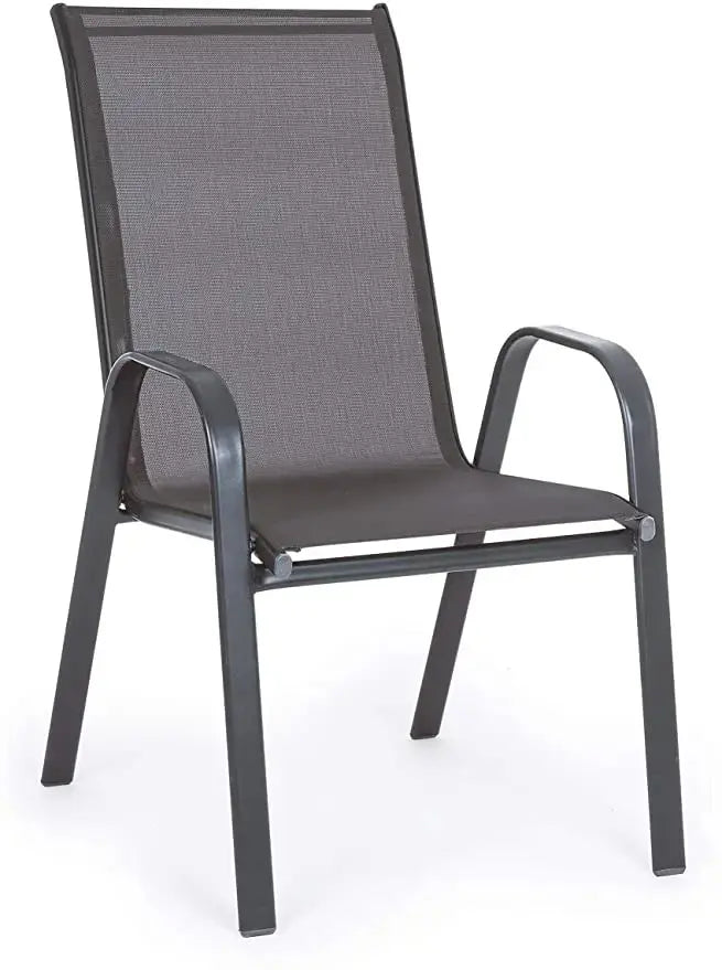 Stuhl mit Armlehnen Martinez Anthrazit