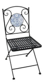 Foldable Azulejos mosaic chairs