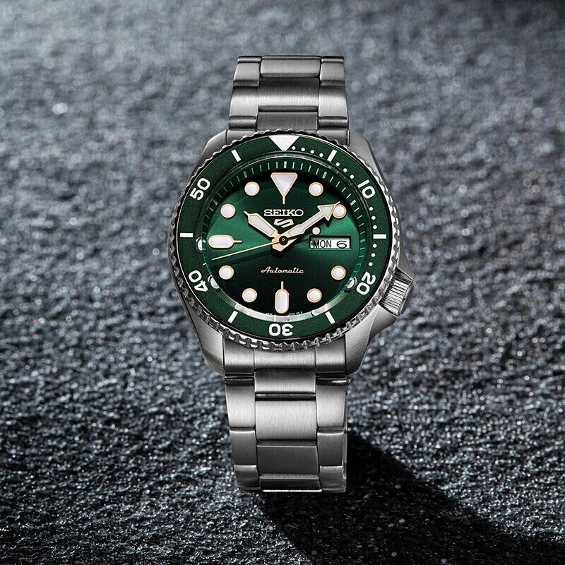 Seiko 5 Sports SRPD63K1 – Automatico, Swiss Made Style, Verde, Cassa 42,5 mm