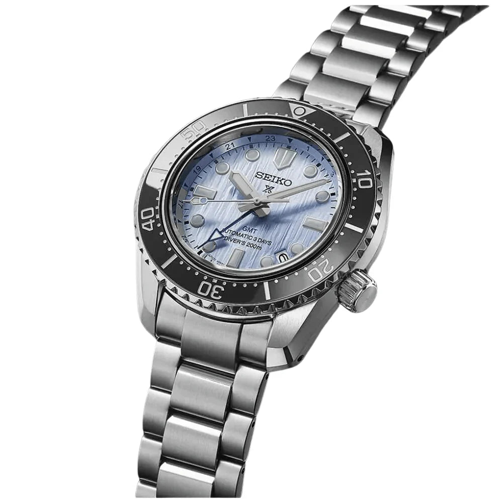 Seiko Prospex SPB385J1 – Automatico GMT Swiss Made, Blu, 42 mm – Codice SPB385J1