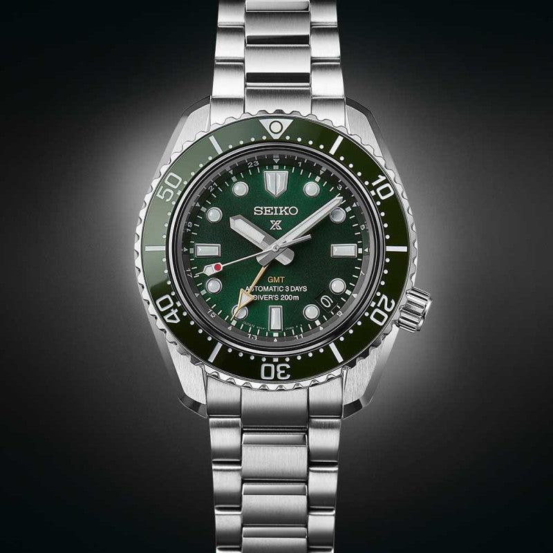 Seiko SPB381J1 – Automatico GMT – Quadrante Verde – Cassa rotonda 42 mm – Codice SPB381J1