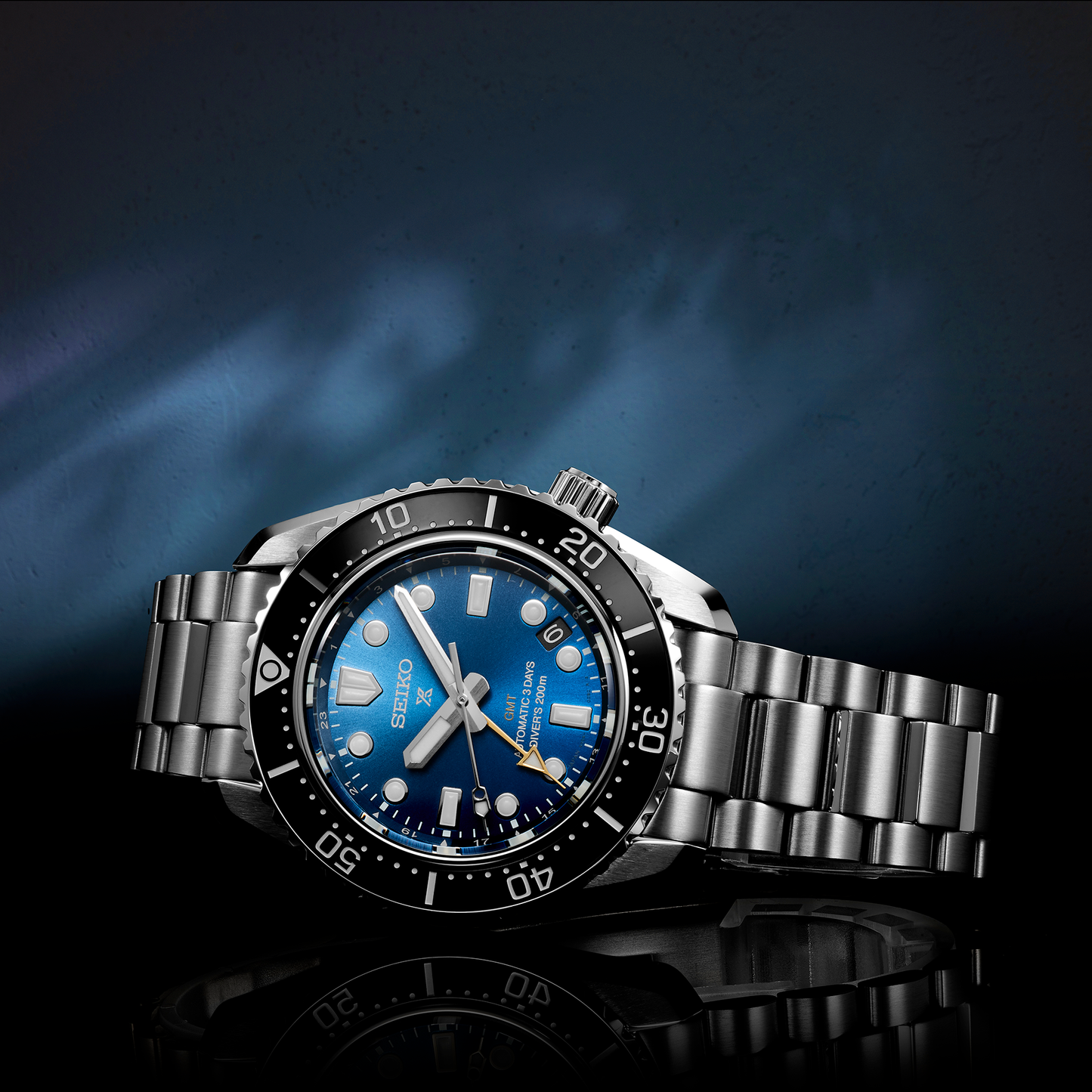 Seiko SPB477 – Automatico Diver GMT – Quadrante Blu sfumato – Cassa rotonda 42 mm – Codice SPB477
