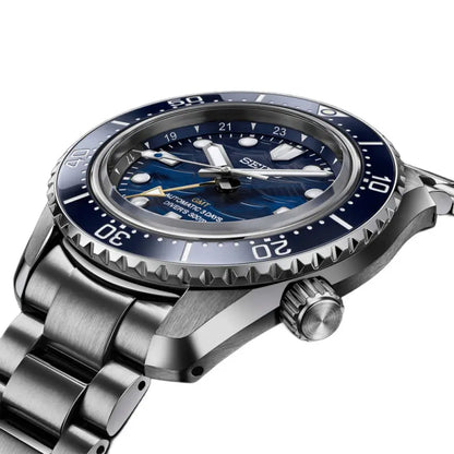 Seiko SPB509J1 – Automatischer Taucher GMT – Blaues Zifferblatt – 42 mm Gehäuse – Code SPB509J1