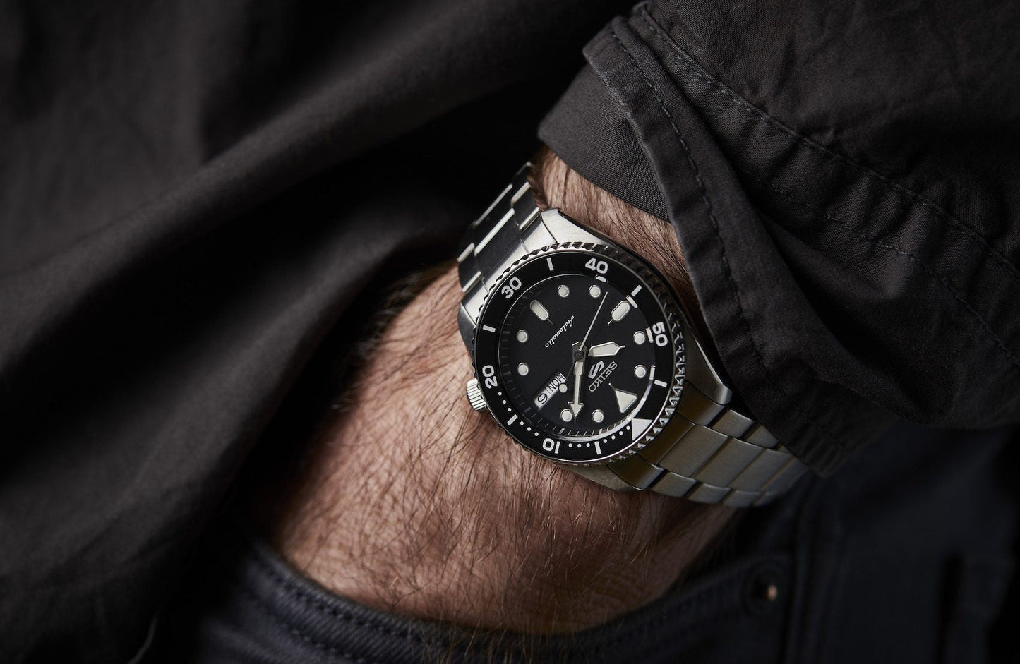 Seiko 5 Sports – Automatico, Black Dial, 42,5mm, SRPD55K1