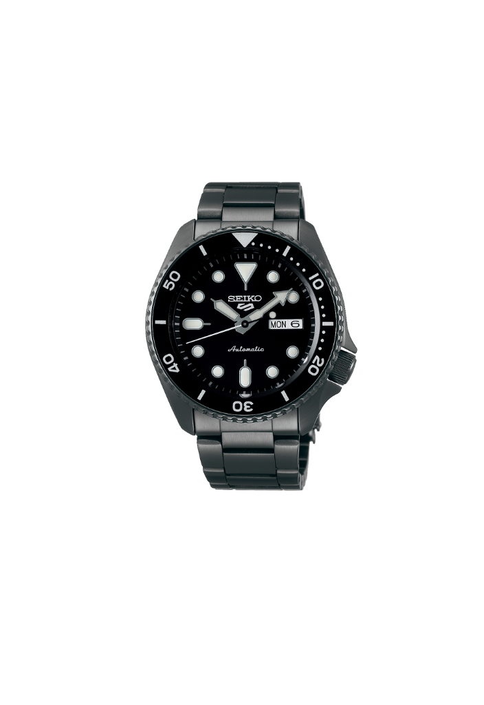 Seiko 5 Sports – Automatisch, schwarzes PVD, 42,5mm, SRPD65K1 – Komplett schwarzes Design mit sportlicher Seele