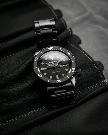 Seiko 5 Sports – Automatisch, schwarzes PVD, 42,5mm, SRPD65K1 – Komplett schwarzes Design mit sportlicher Seele