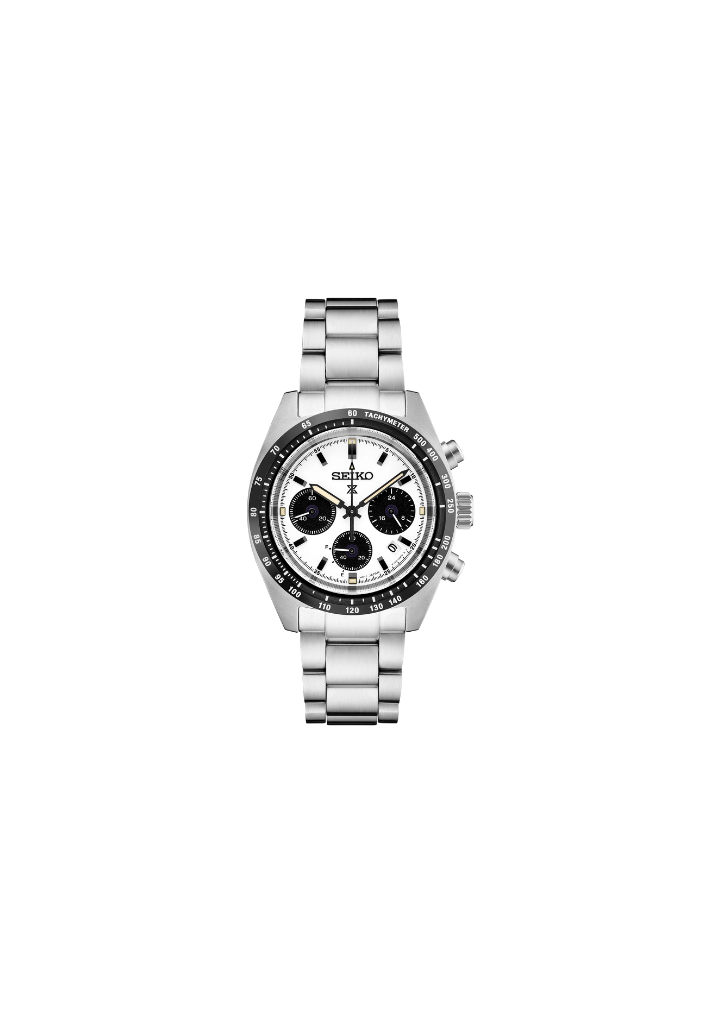 Seiko SSC813P1 – Cronografo Solare – Quadrante Bianco “Panda” – Cassa rotonda 39 mm – Codice SSC813P1