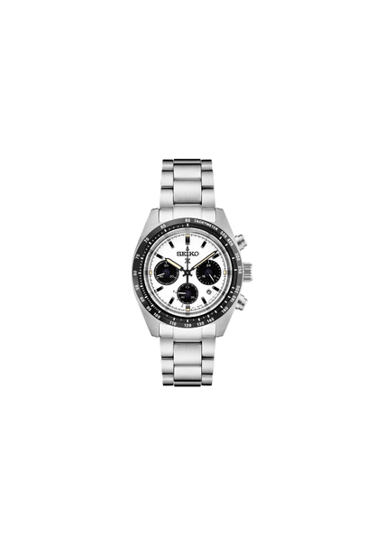 Seiko SSC813P1 – Cronografo Solare – Quadrante Bianco “Panda” – Cassa rotonda 39 mm – Codice SSC813P1