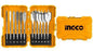 Ingco 12-piece wood drill bit set