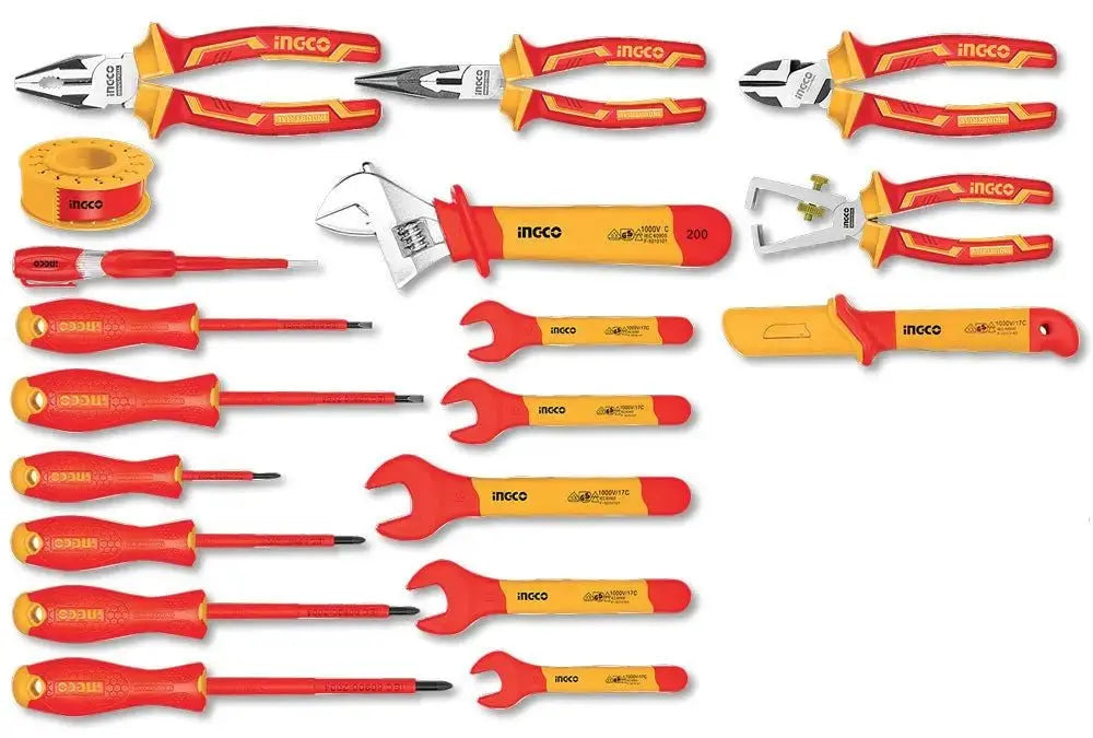 Set 19 utensili isolati in valigetta Ingco