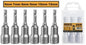 Set of 6 magnetic bit holders 6-12mm Ingco