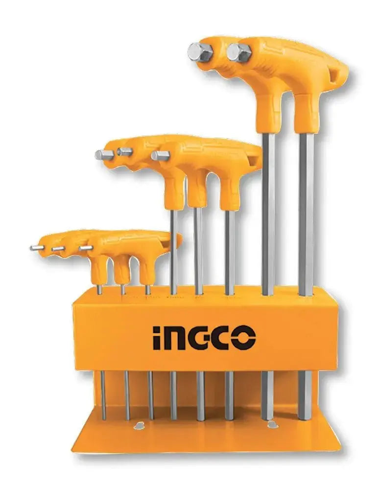 Ingco 8-teiliger T-Griff-Sechskantschlüsselsatz