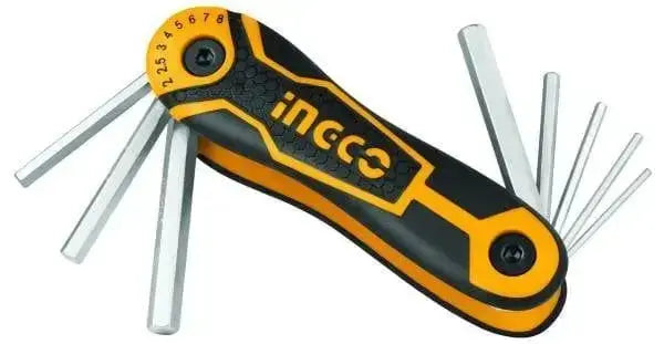 Ingco 8er-Set Pocket-Inbusschlüssel